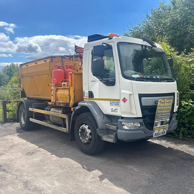 the skip lorry