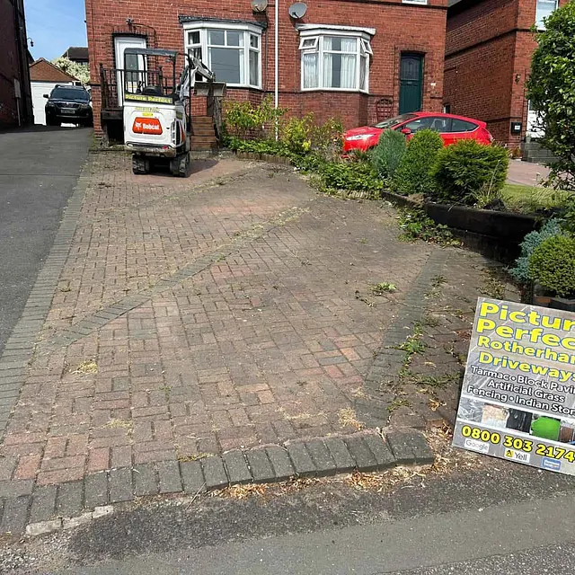 driveway before