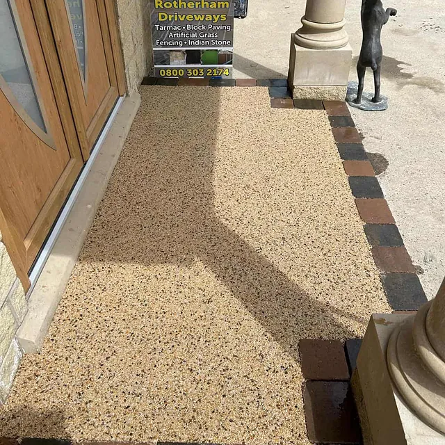 resin bound porch floor